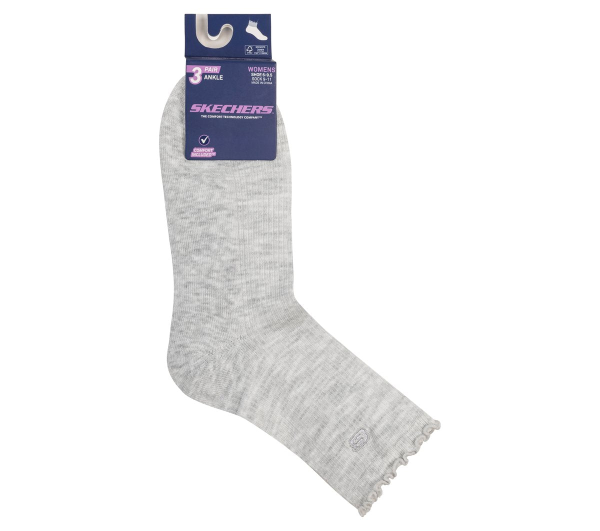 3 Pack Women's Ankle Lettuce Socks Women Skechers online