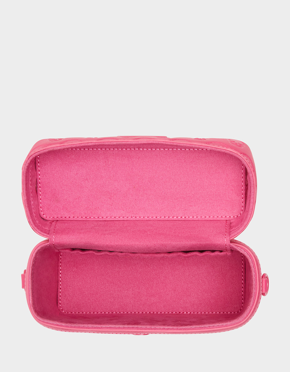 Betsey Johnson SKULL BOSS VANITY BAG PINK