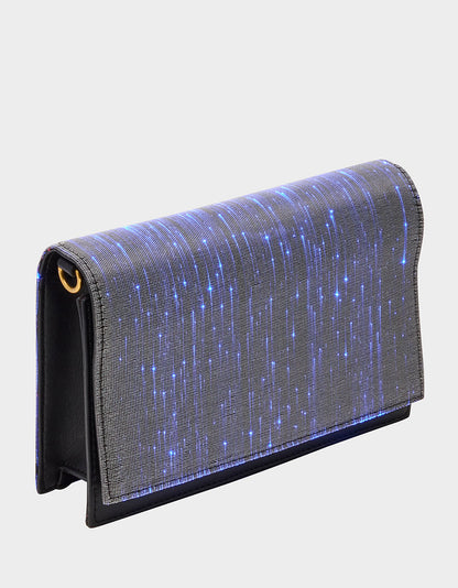 Betsey Johnson LIGHT ME UP! CONVERTIBLE BAG MULTI Women's Color Changing Light-Up Crossbody Handbag