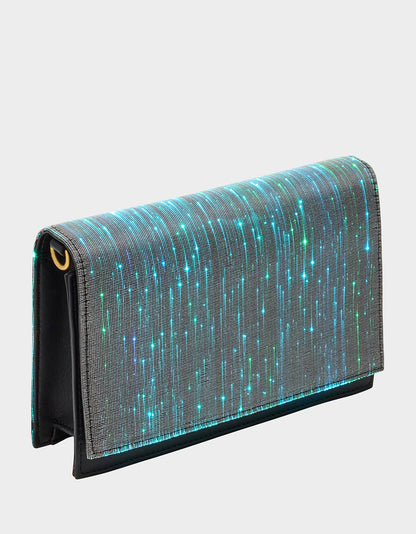 Betsey Johnson LIGHT ME UP! CONVERTIBLE BAG MULTI Women's Color Changing Light-Up Crossbody Handbag