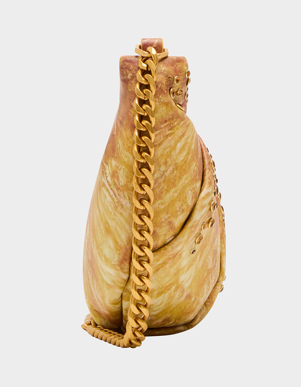 Betsey Johnson KITSCH RISE + SHINE SHOULDER BAG TAN Women's Kitsch Croissant Handbag