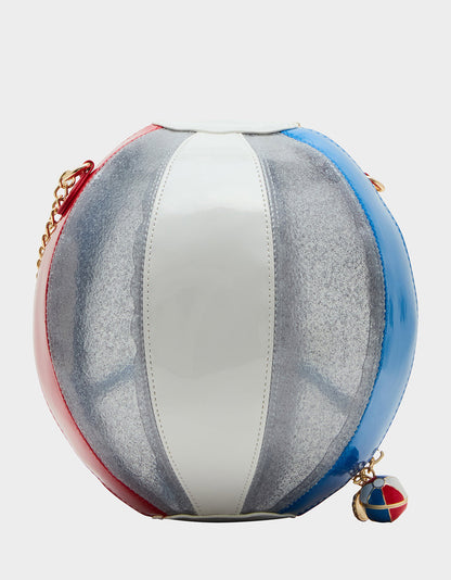 Betsey Johnson KITSCH HAVIN A BALL AMERICAN FLAG Women's Kitsch Beach ball Handbag