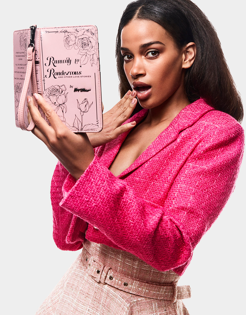 Betsey Johnson KITSCH LOVE STORIES BLUSH Women's Pink Valentine's Day Wallet