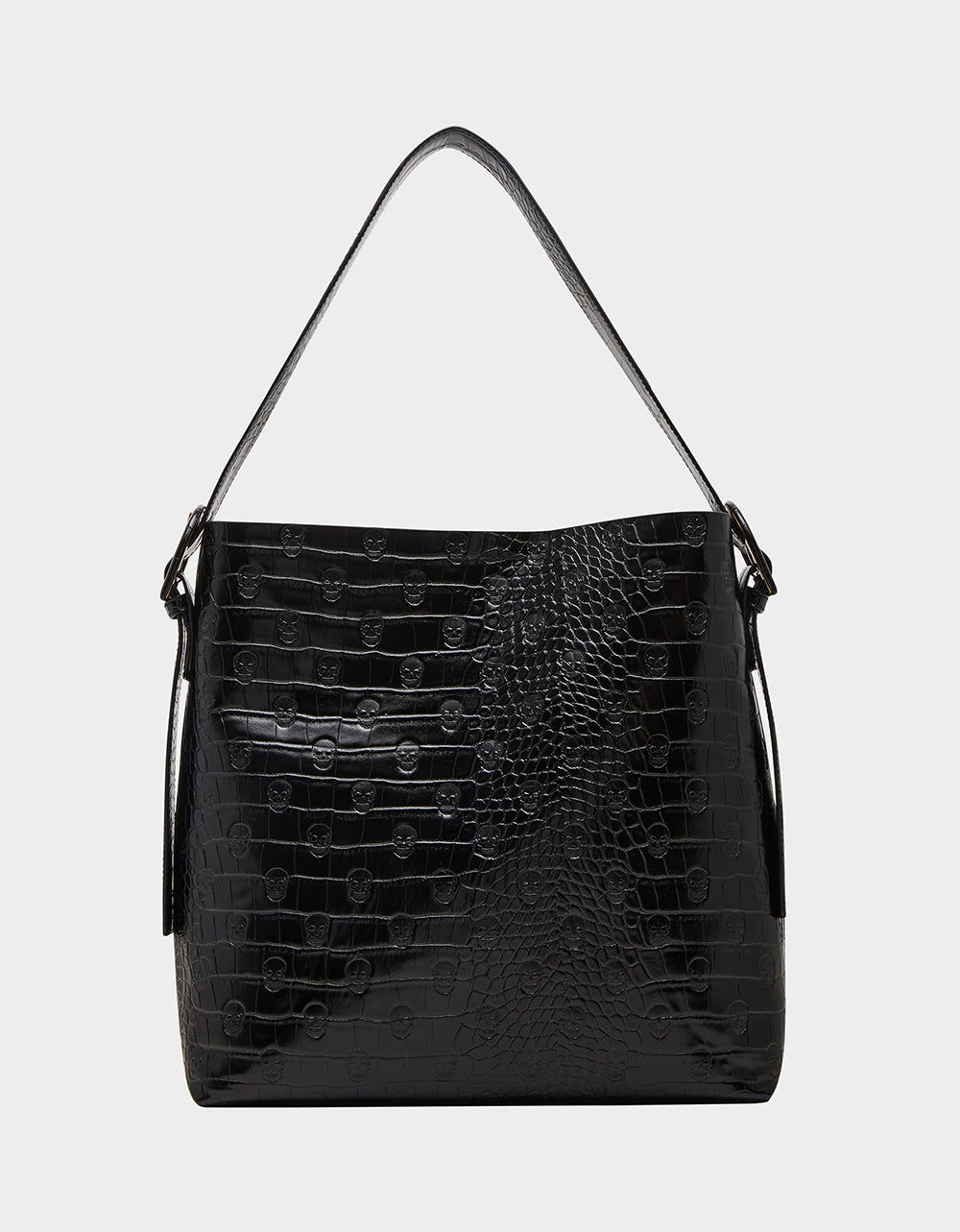 Betsey Johnson HEADQUARTERS BUCKET SHOULDER BAG BLACK Women's Shoulder Bucket Handbag
