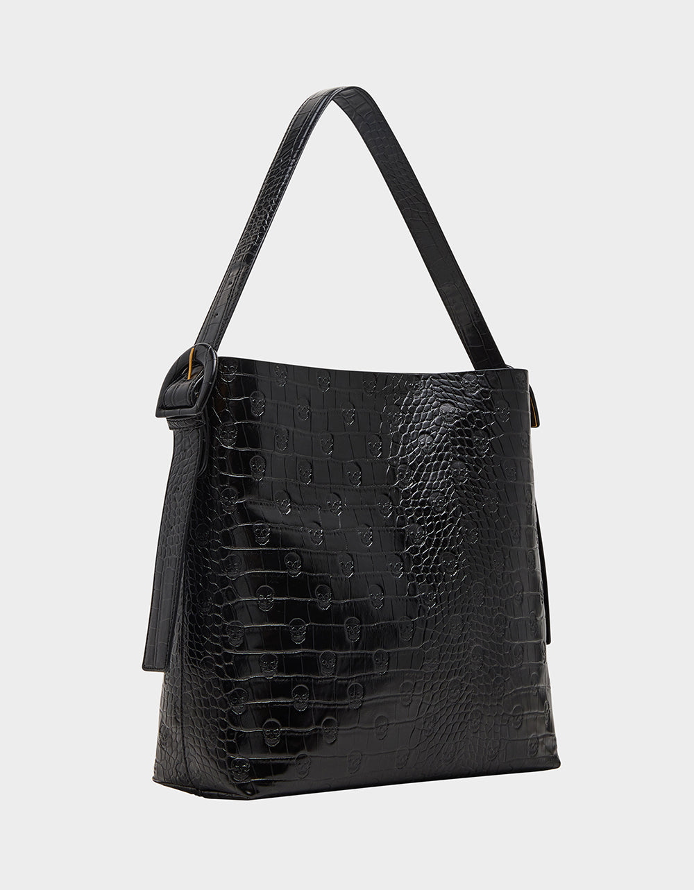 Betsey Johnson HEADQUARTERS BUCKET SHOULDER BAG BLACK Women's Shoulder Bucket Handbag