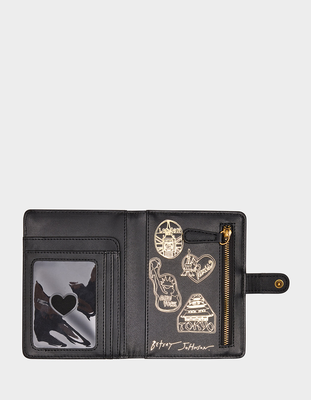 Betsey Johnson FOREVER HOME BUNDLE Women's Haunted House Halloween Crossbody, Wallet on Chain, and Wallet Set