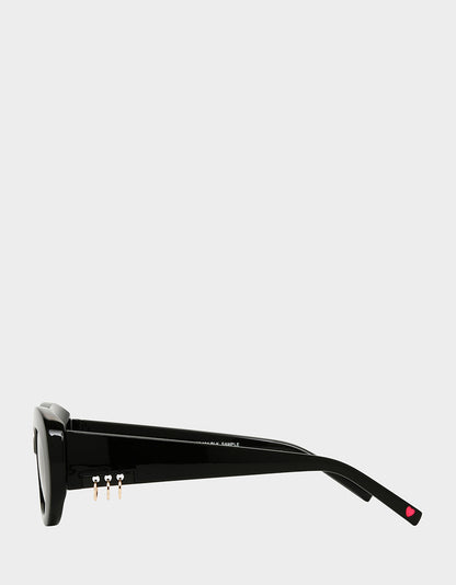 Betsey Johnson SIGNATURE SUNNIES BLACK Women's Sunglasses