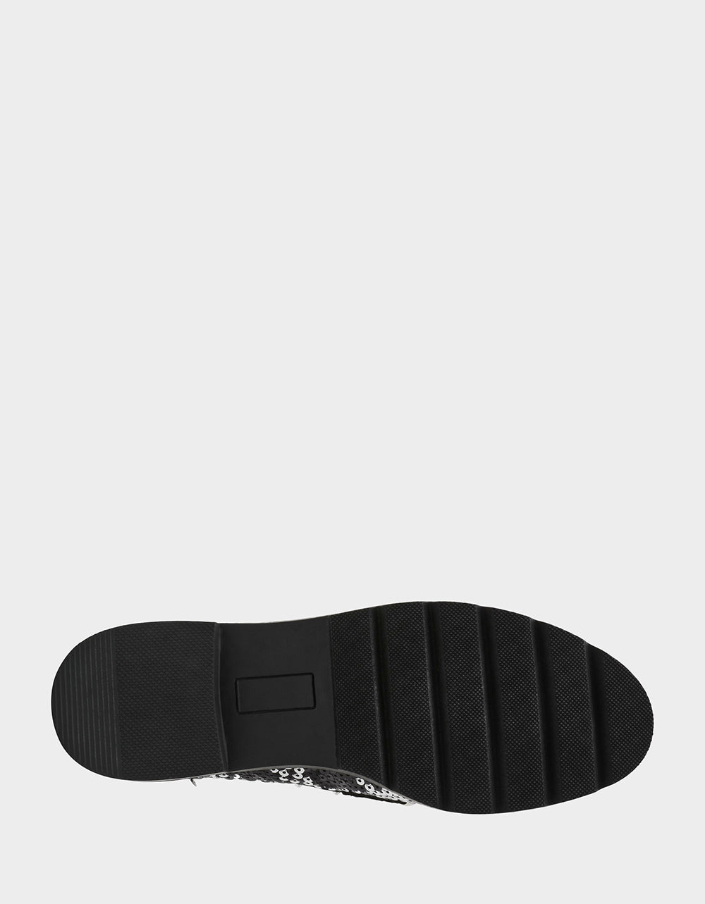Betsey Johnson HARLOE BLACK WHITE PLAID Platfrom Pearl Embellished Women's Loafer