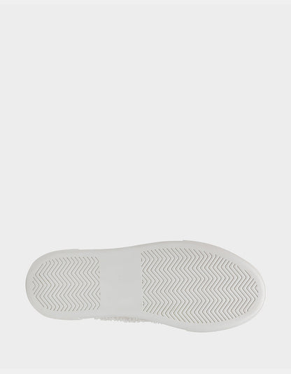 Betsey Johnson THEAA IVORY Platform Low-Top Lace-Up Sneakers