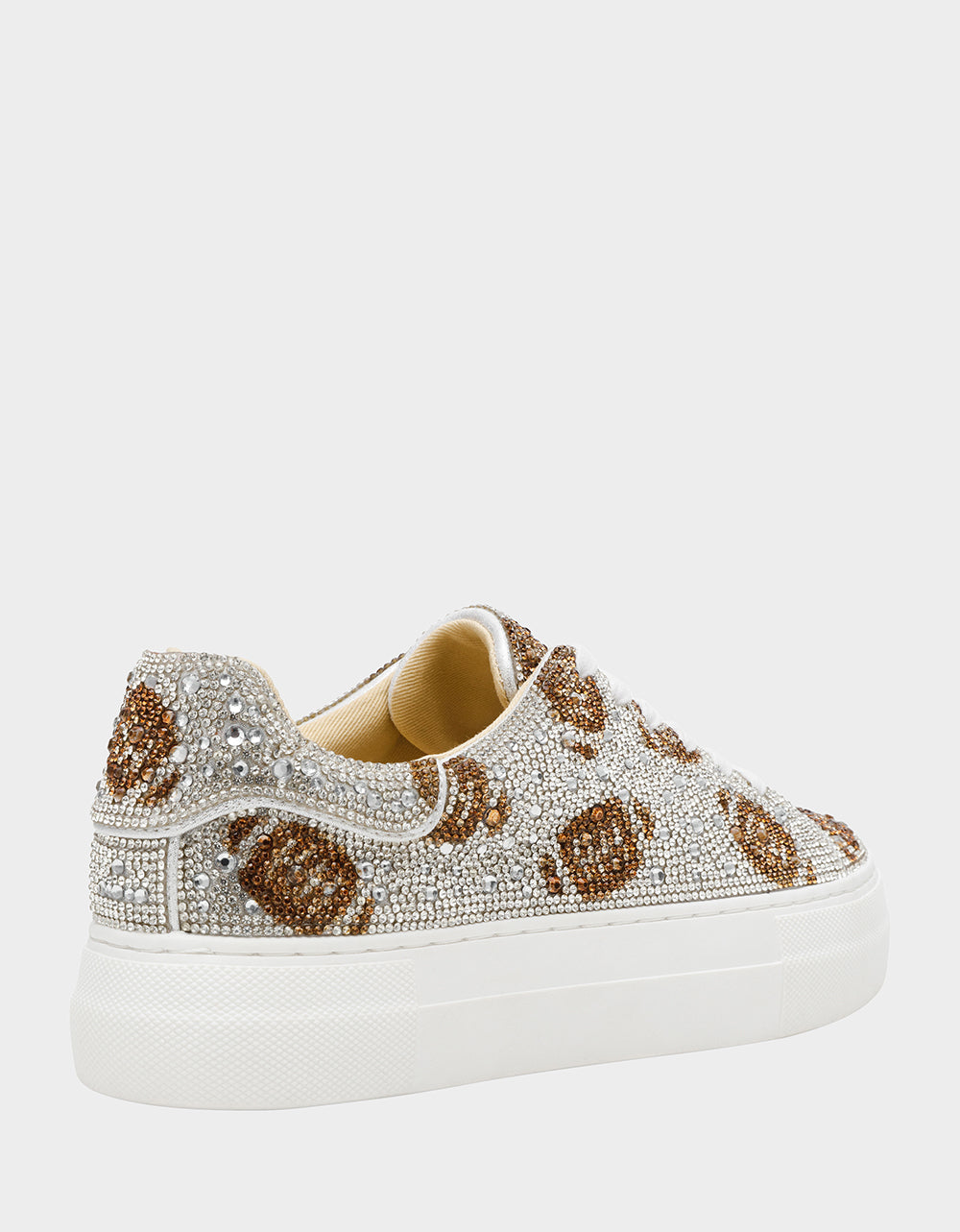 Betsey Johnson THE BIG GAME BUNDLE Women's Football Rhinestone Sneakers, Earrings, and Necklace Set