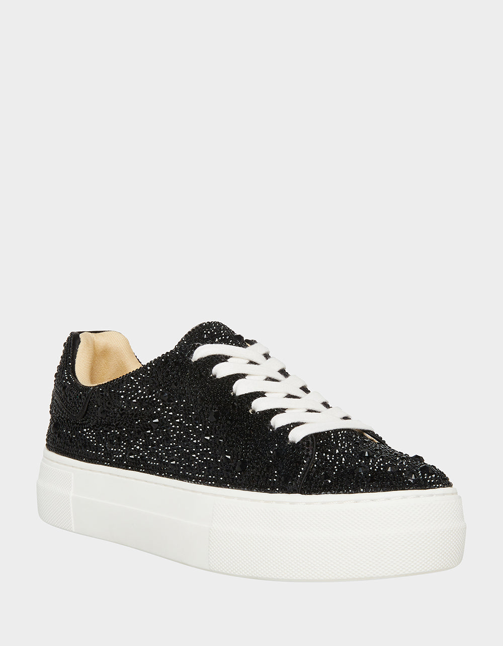 Betsey Johnson SB-SIDNY BLACK Rhinestone Sneaker