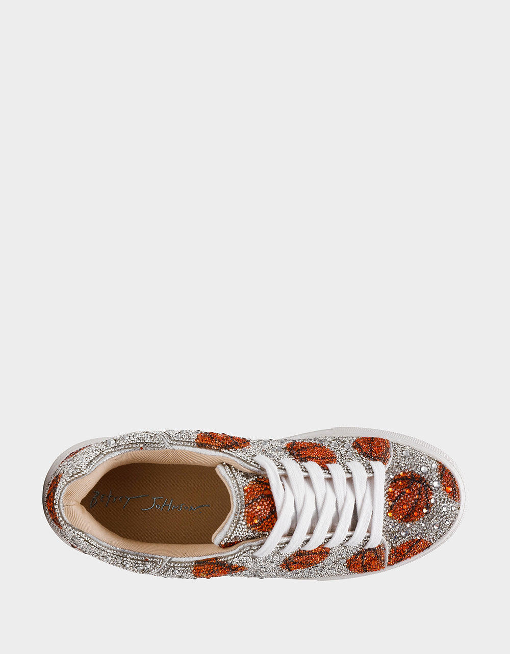 Betsey Johnson SB-SIDNY BASKETBALL Women's Rhinestone Basketball Sneaker