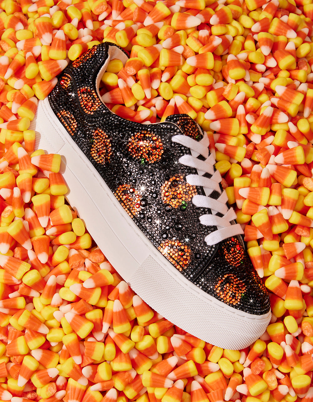 Betsey Johnson SIDNY PUMPKIN Print Sneakers