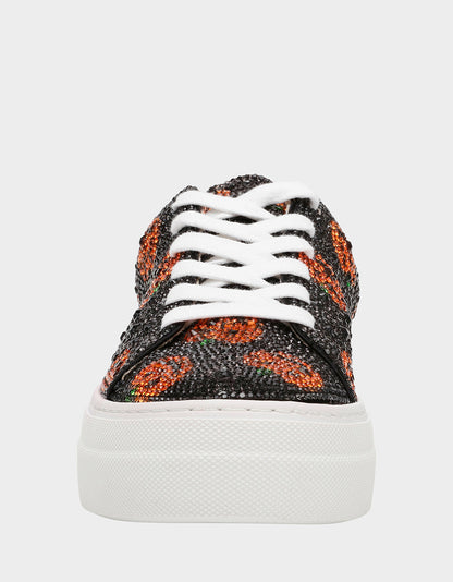 Betsey Johnson SIDNY PUMPKIN Print Sneakers