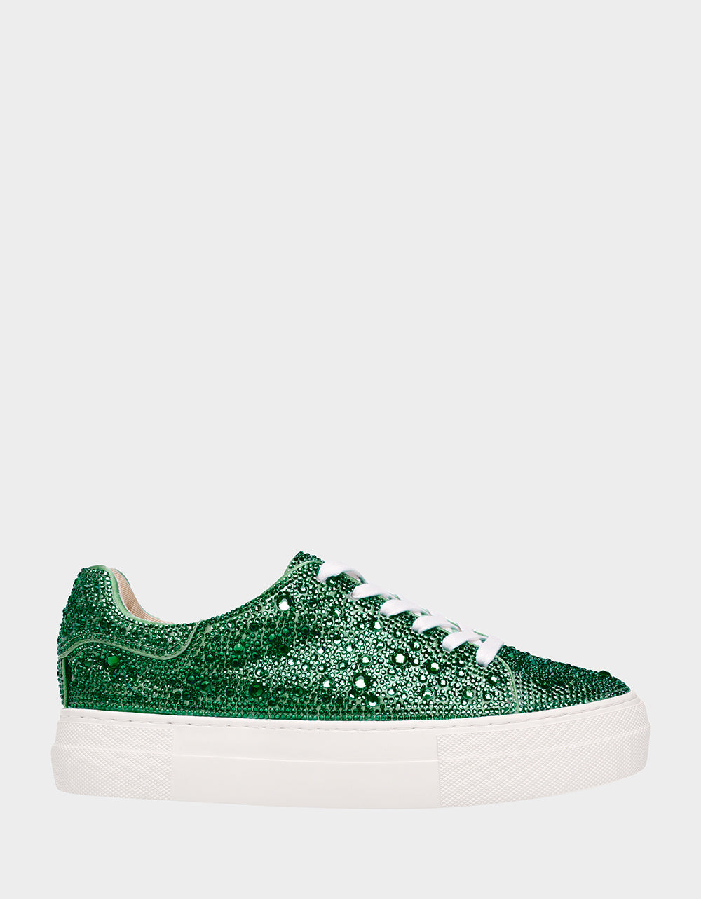 Betsey Johnson SIDNY EMERALD Rhinestone Sneaker