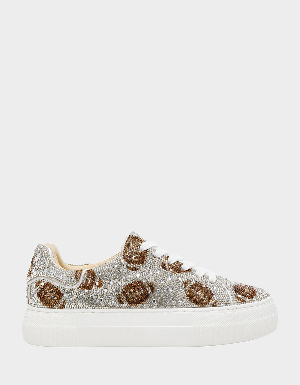 Betsey Johnson SIDNY SILVER FOOTBALL Women's Football Sneaker