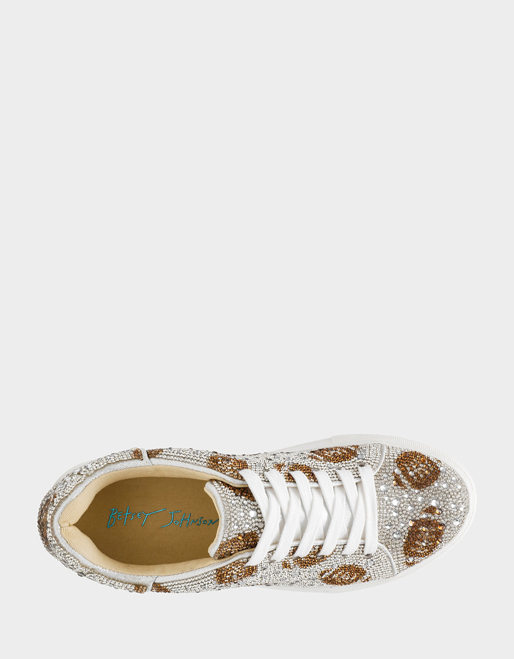 Betsey Johnson SIDNY SILVER FOOTBALL Women's Football Sneaker