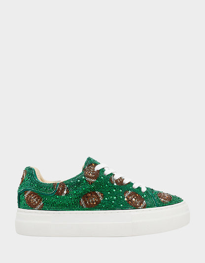 Betsey Johnson SIDNY GREEN FOOTBALL Women's Football Sneaker