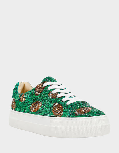 Betsey Johnson SIDNY GREEN FOOTBALL Women's Football Sneaker