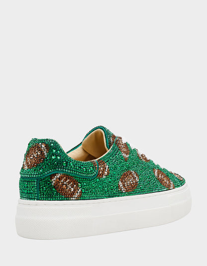 Betsey Johnson SIDNY GREEN FOOTBALL Women's Football Sneaker
