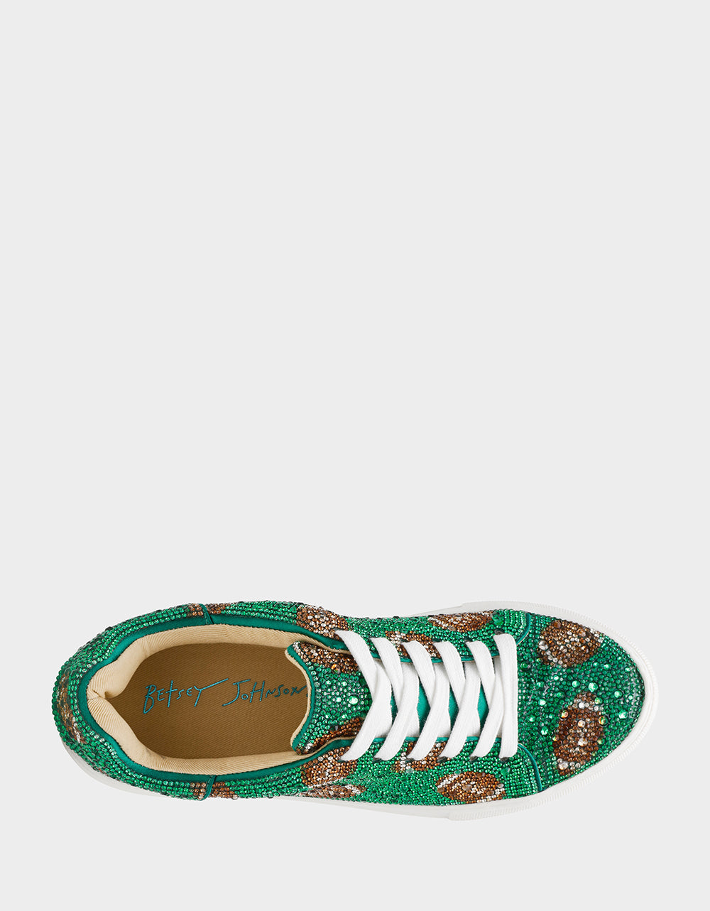 Betsey Johnson SIDNY GREEN FOOTBALL Women's Football Sneaker