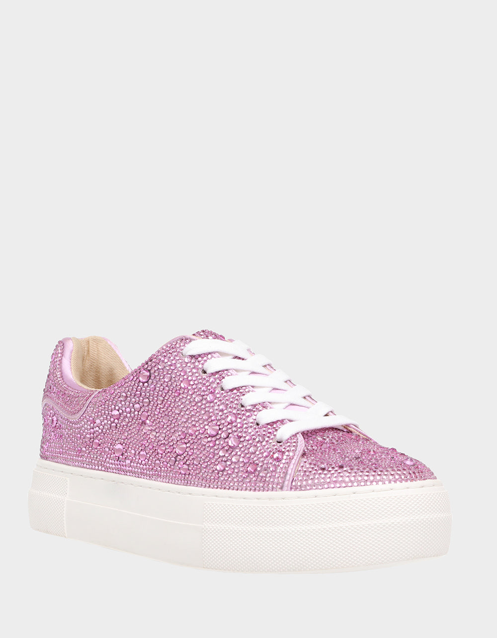 Betsey Johnson SIDNY LIGHT PINK Rhinestone Sneaker