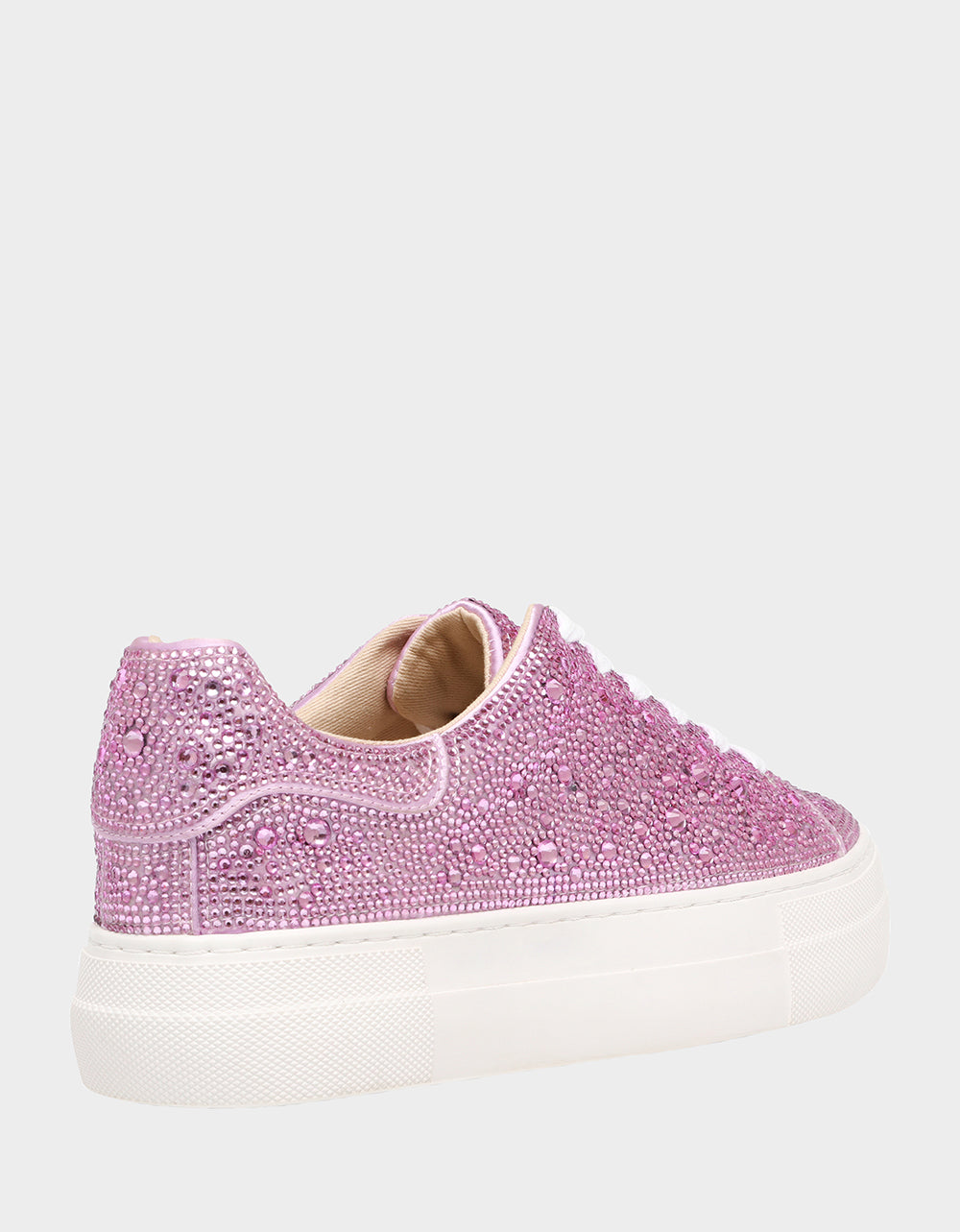 Betsey Johnson SIDNY LIGHT PINK Rhinestone Sneaker