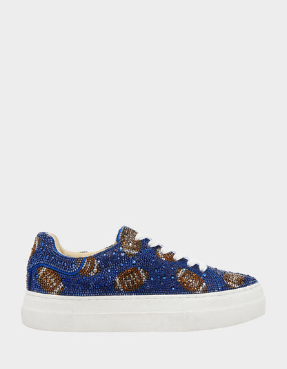 Betsey Johnson SIDNY BLUE FOOTBALL Women's Football Sneaker