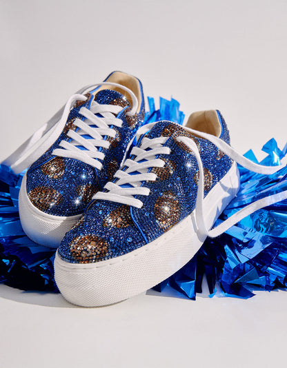 Betsey Johnson SIDNY BLUE FOOTBALL Women's Football Sneaker