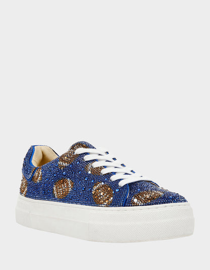 Betsey Johnson SIDNY BLUE FOOTBALL Women's Football Sneaker