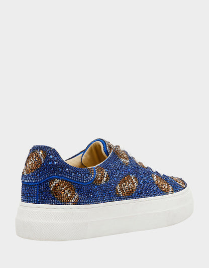 Betsey Johnson SIDNY BLUE FOOTBALL Women's Football Sneaker
