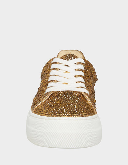 Betsey Johnson SB-SIDNY GOLD Rhinestone Shoes