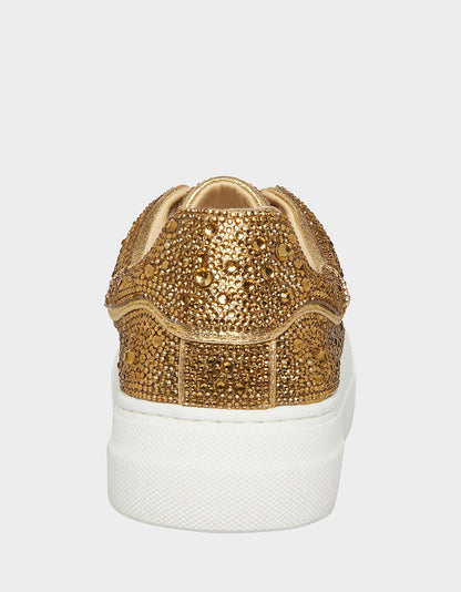 Betsey Johnson SB-SIDNY GOLD Rhinestone Shoes