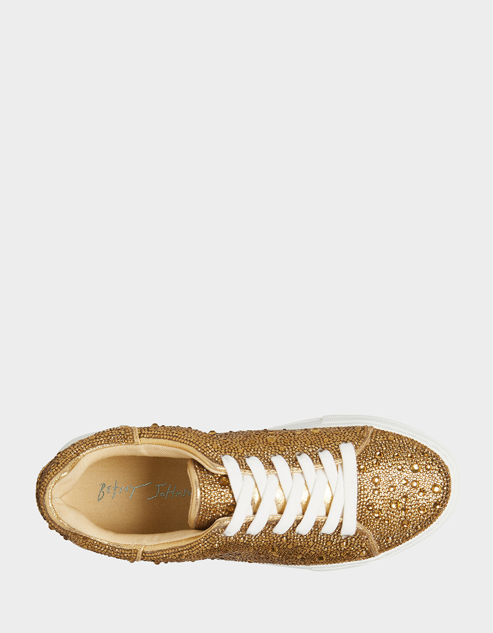 Betsey Johnson SB-SIDNY GOLD Rhinestone Shoes