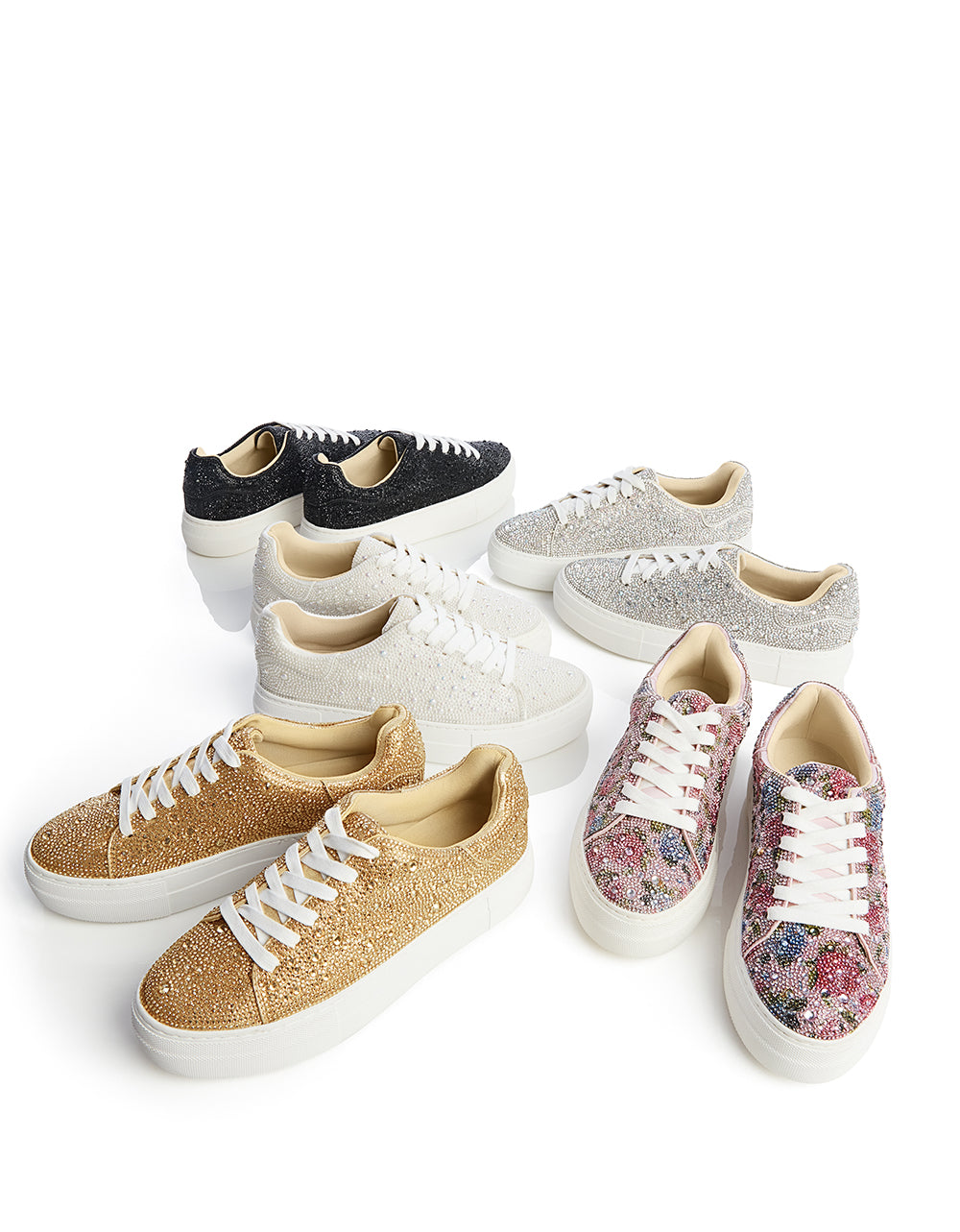 Betsey Johnson SB-SIDNY GOLD Rhinestone Shoes