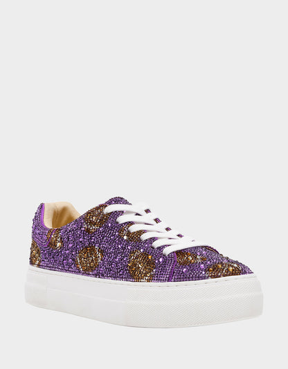Betsey Johnson SIDNY PURPLE FOOTBALL Women's Football Sneaker