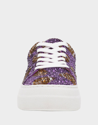 Betsey Johnson SIDNY PURPLE FOOTBALL Women's Football Sneaker