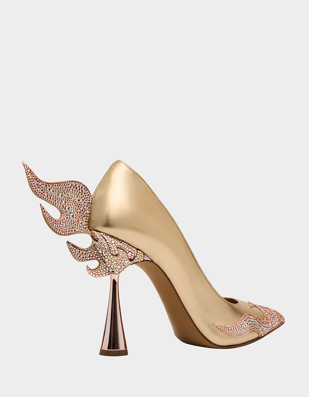 Betsey Johnson PHOENIX METAL MULTI Pointed-Toe Pump Women's Heel
