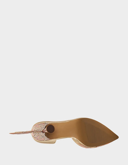 Betsey Johnson PHOENIX METAL MULTI Pointed-Toe Pump Women's Heel