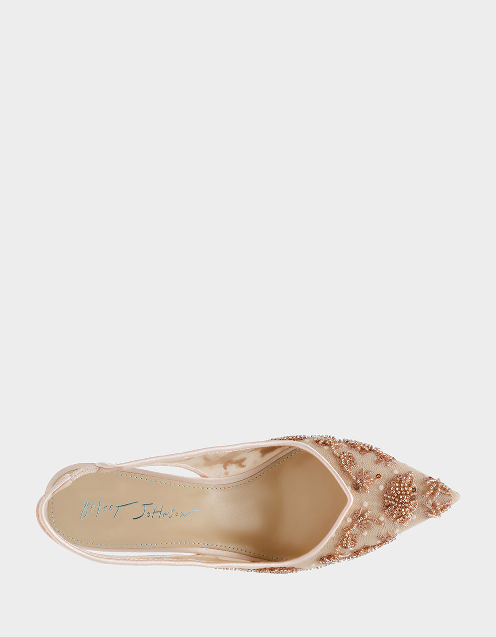 Betsey Johnson NIKKI BLUSH Slingback Pointed Toe Women's Heels
