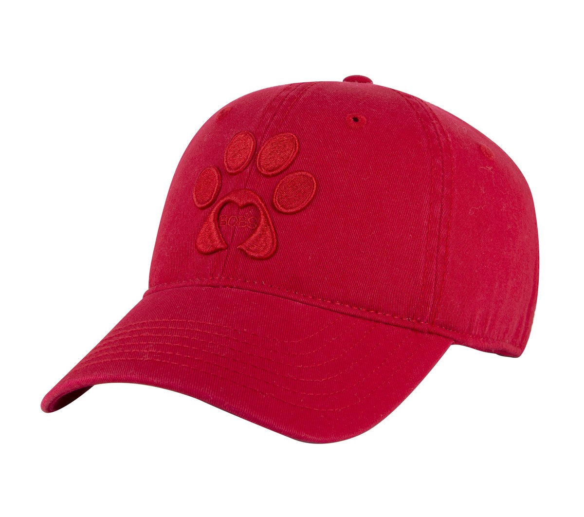 Paw Print Twill Washed Hat Women discount