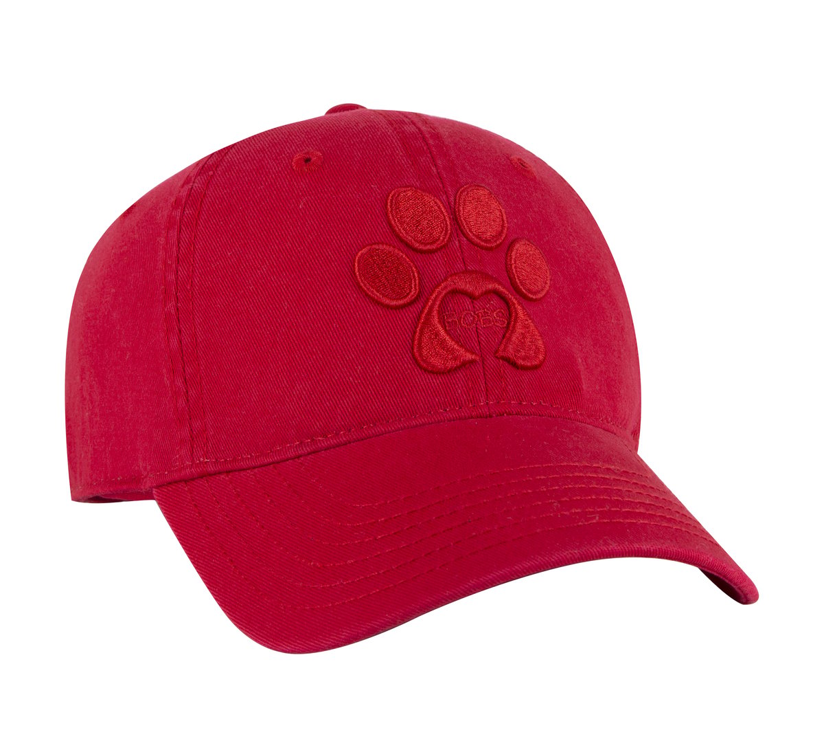 Paw Print Twill Washed Hat Women discount