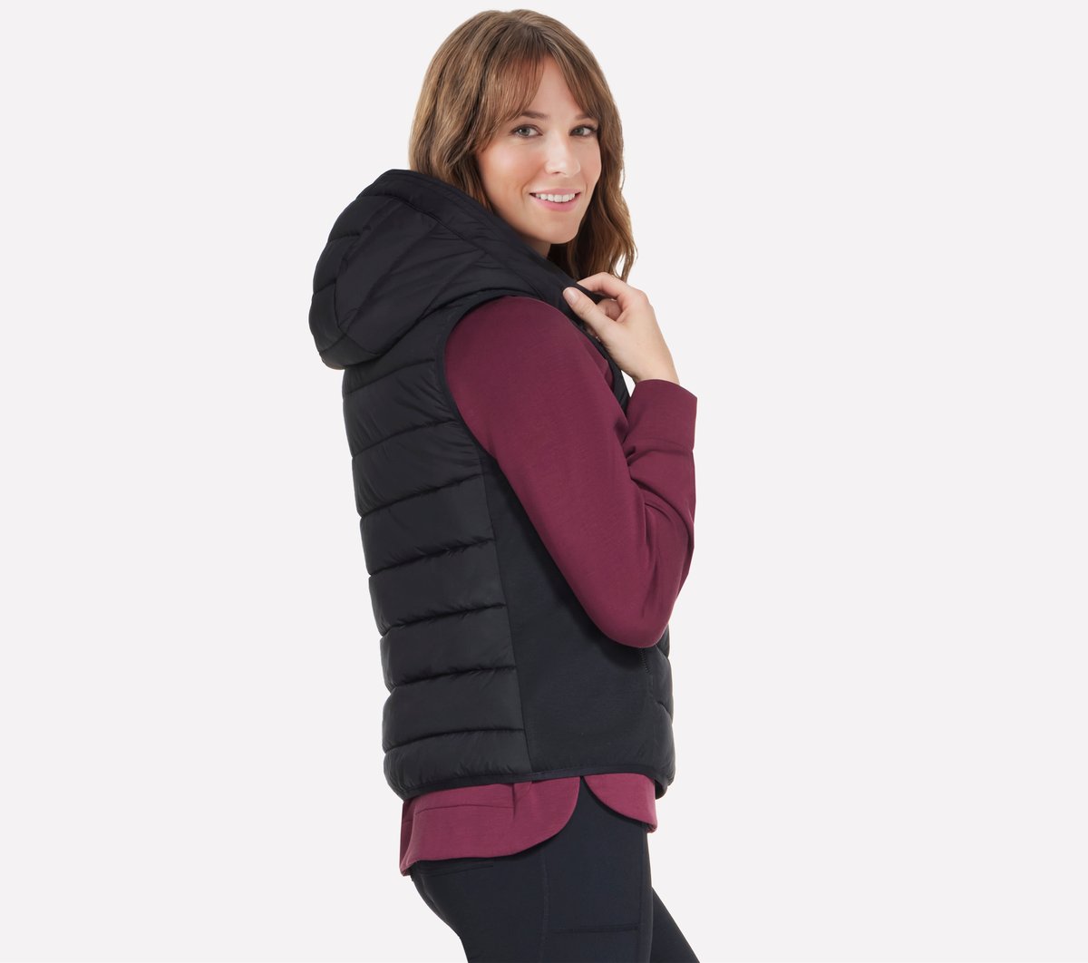 Performance Elite Cozy Fit Hooded Vest Women discount