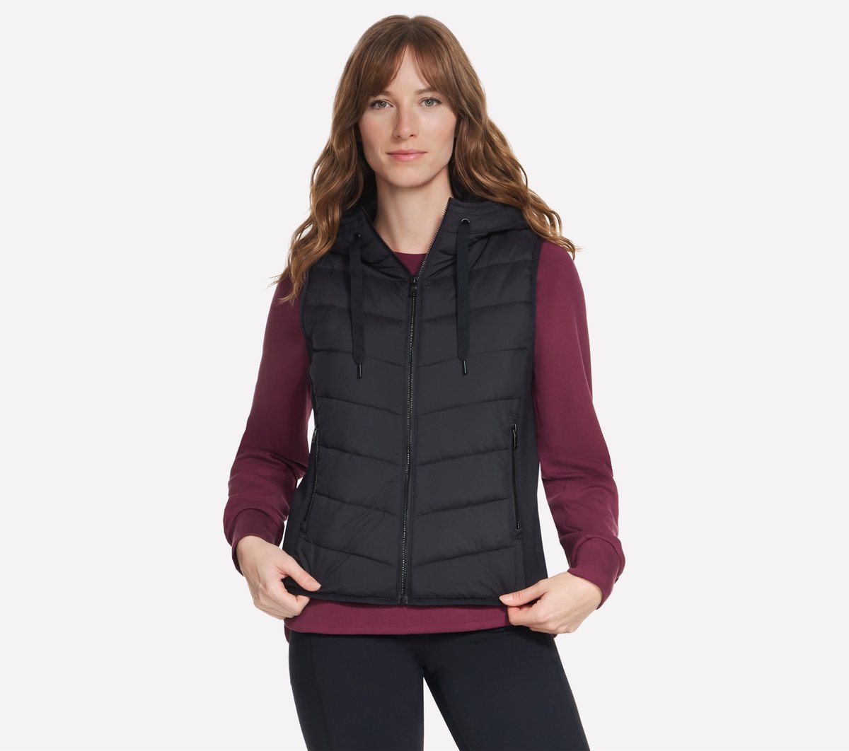 Performance Elite Cozy Fit Hooded Vest Women discount