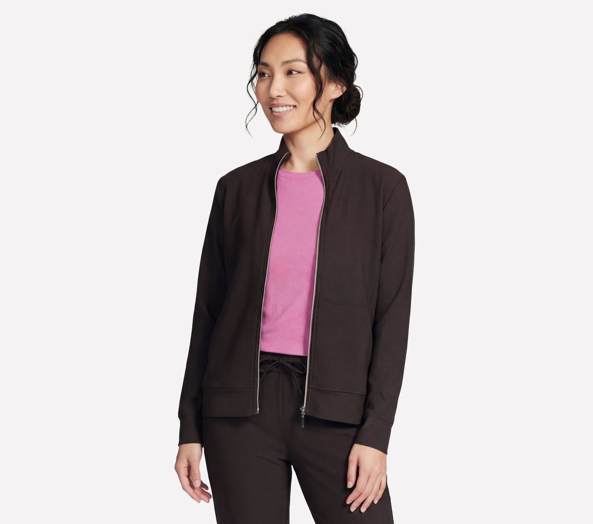 GO Luxe Rib Everyday Full Zip Jacket Women Skechers online