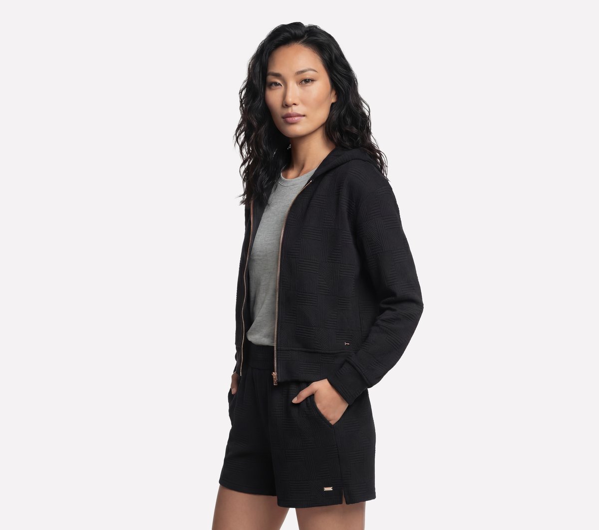 GO WALK Everywhere Diamond Full Zip Jacket Women Skechers USA