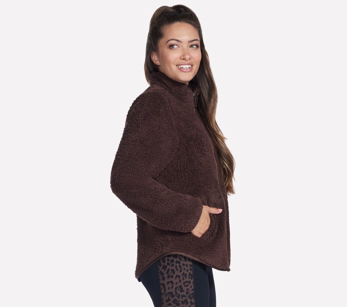 Skech-Sherpa Jacket Women Skechers USA