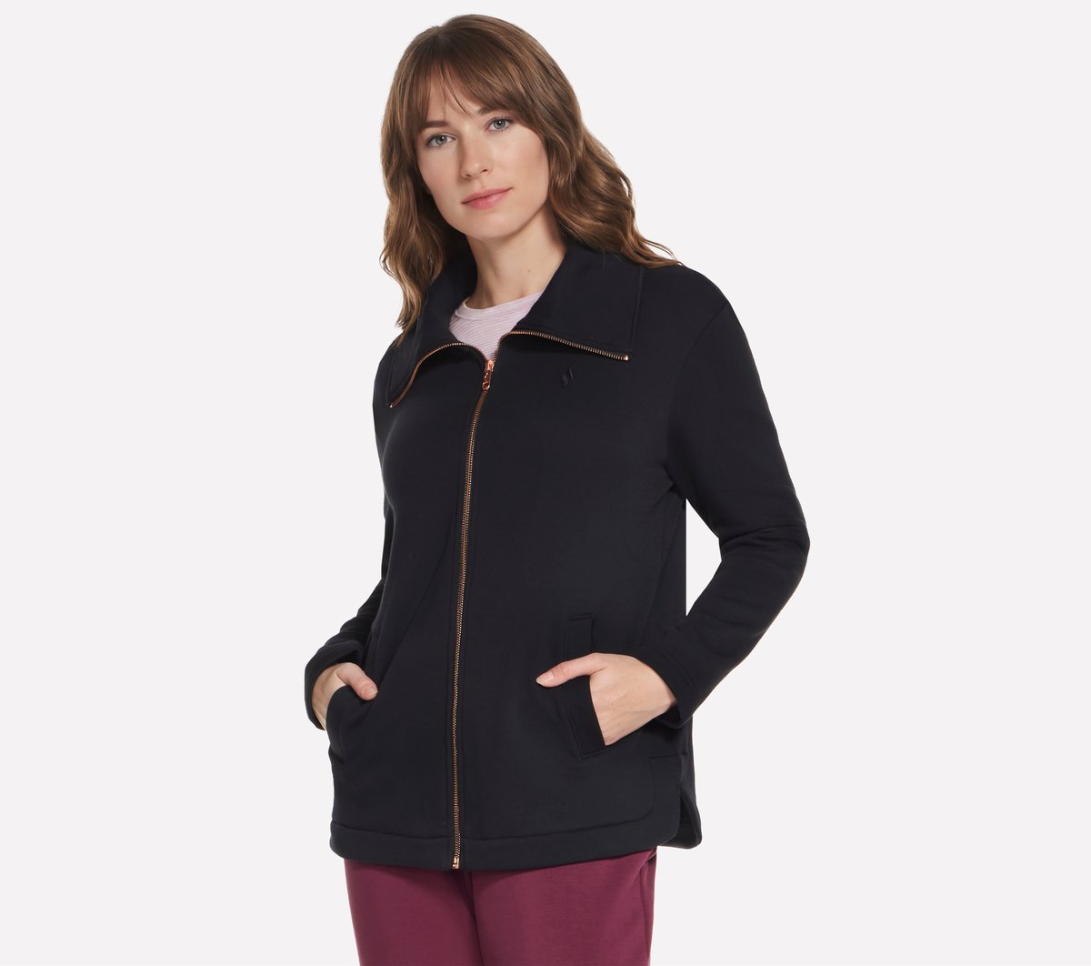 GO SNUGGLE Tunic Full Zip Jacket Women US