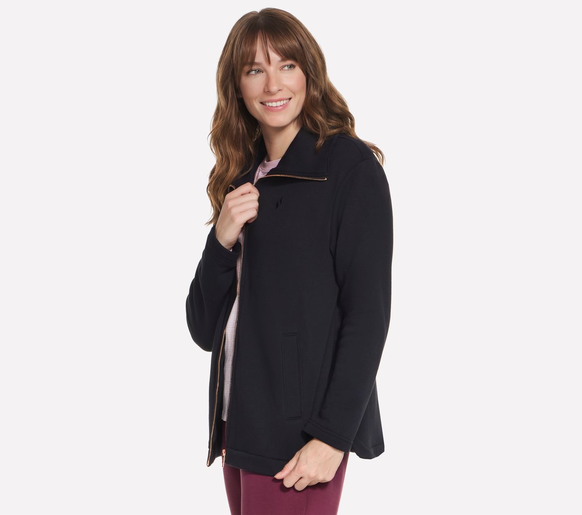 GO SNUGGLE Tunic Full Zip Jacket Women US