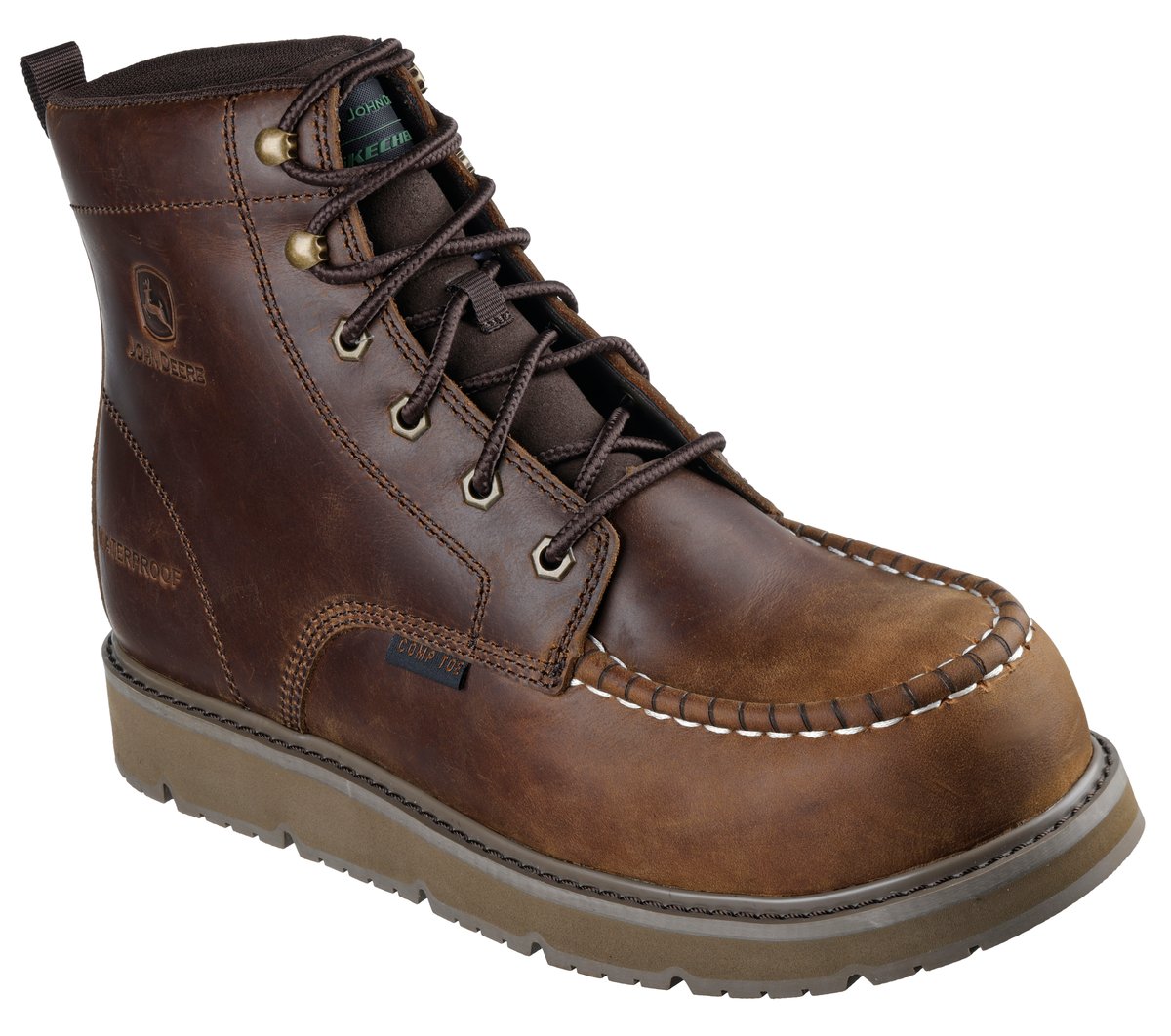 John Deere Waterproof: Flex-Wedge Ranger - Wild Yew Men Skechers near me